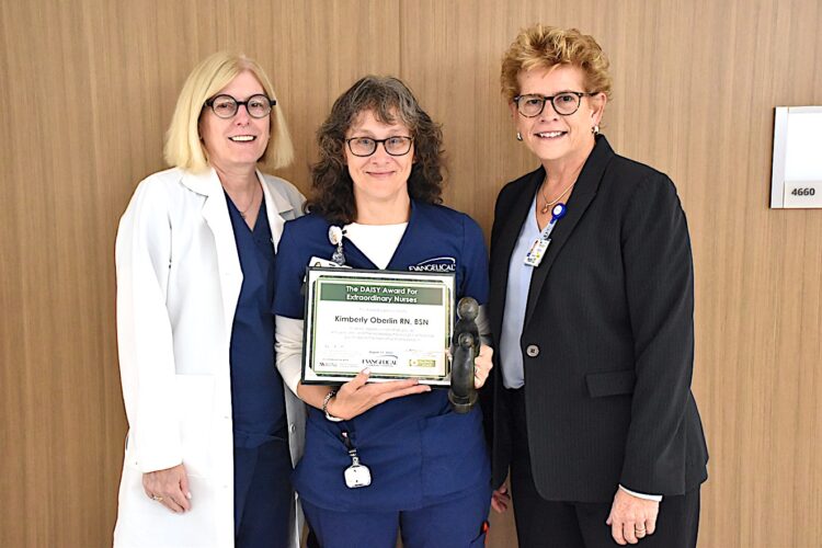 Evangelical Community Hospital awards DAISY honor to RN Kimberly Oberlin